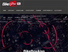 Tablet Screenshot of bikeboxalan.com